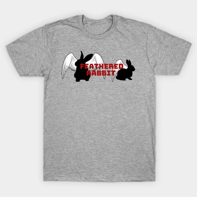 Feathered Rabbit T-Shirt by Feather26